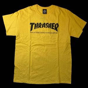 THRASHER TEE (YELLOW) Brand New with tags
